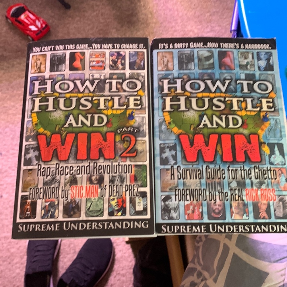 2 pc book how to hustle and win part 1& 2